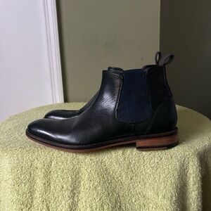 Ted Baker London Camroon Women’s Black/Blue Leather Ankle Boots